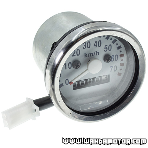 Speedometer Monkey silver 70 km/h